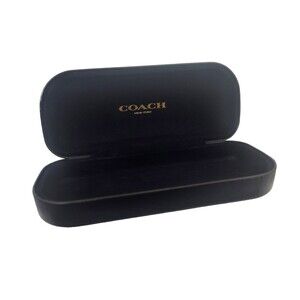COACH Black Case AUTHENTIC Clamshell Eyewear EYEGLASSES Reading GLASSES Empty